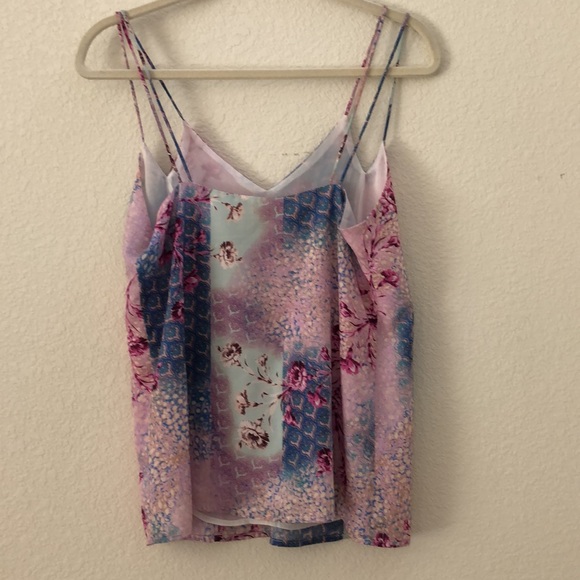 Skies Are Blue Floral Sleeveless Blouse Size S - Picture 8 of 9